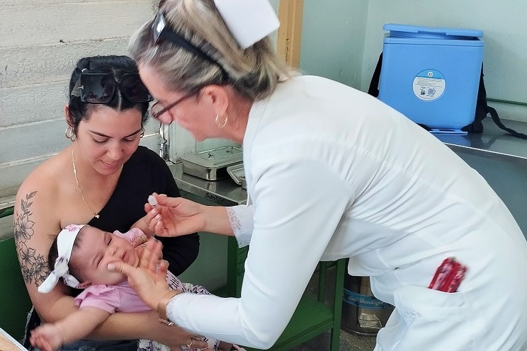 Vacunación antipolio llega a Villa Clara